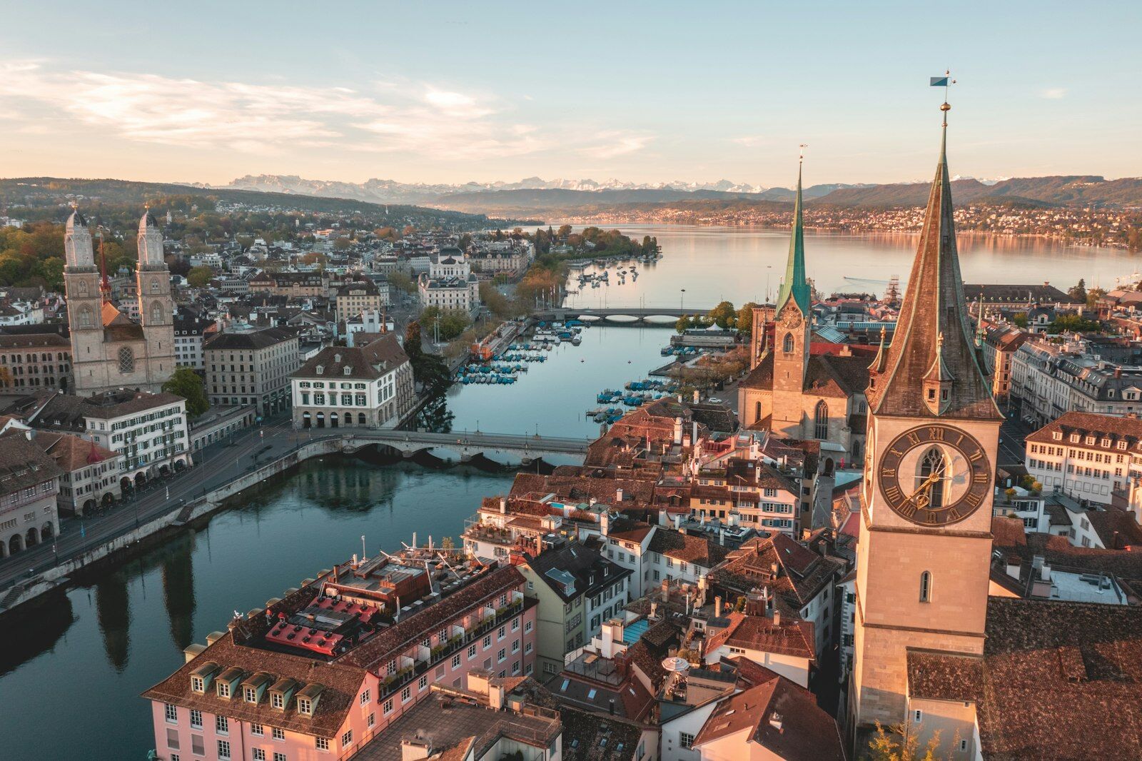 Zurich financial district — Swiss trade finance